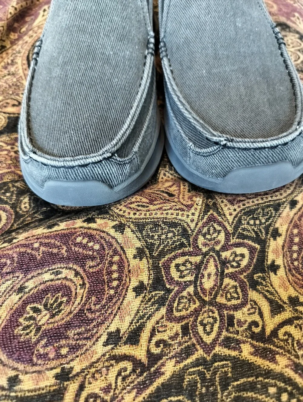 Skechers Men's 11 Hands Free Slip-ins Relaxed Fit Pollard Rohan Gray Loafers